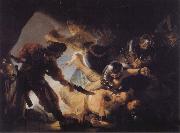 REMBRANDT Harmenszoon van Rijn The Blinding of Samson France oil painting artist